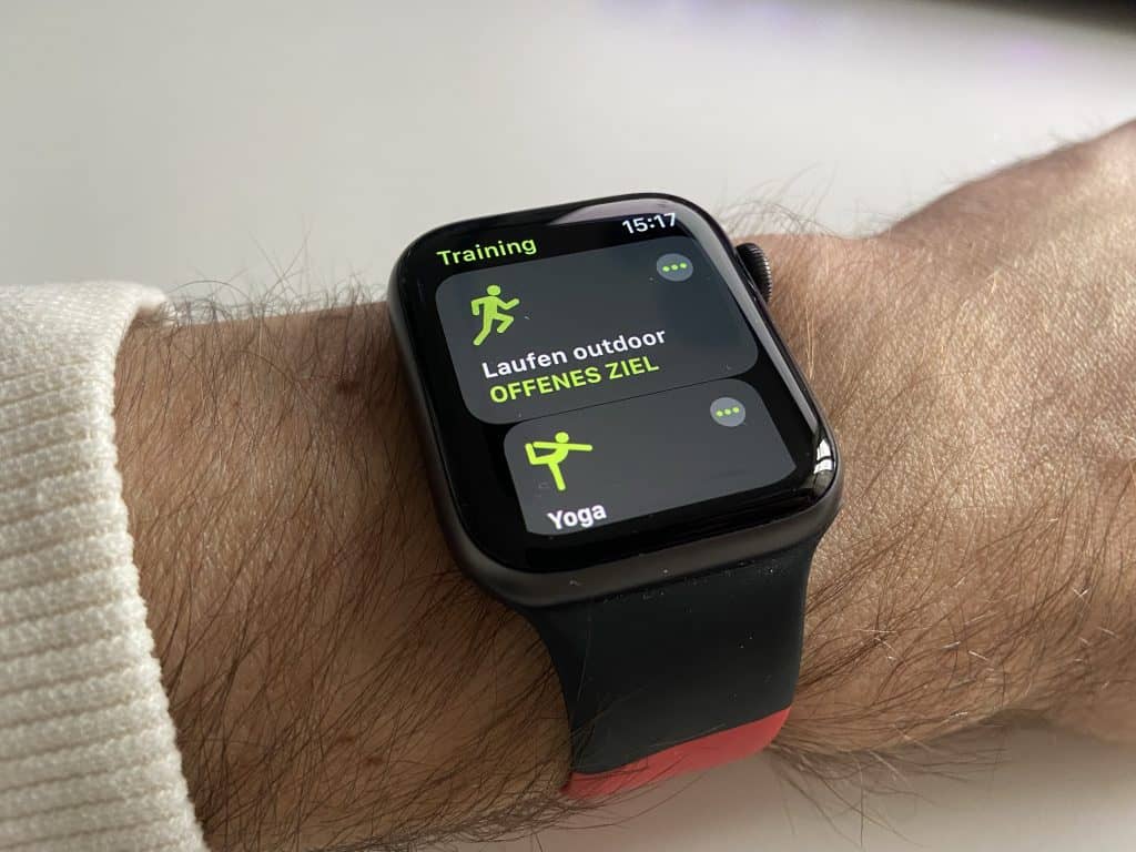 Apple Watch Series 6 - Sportart wählen