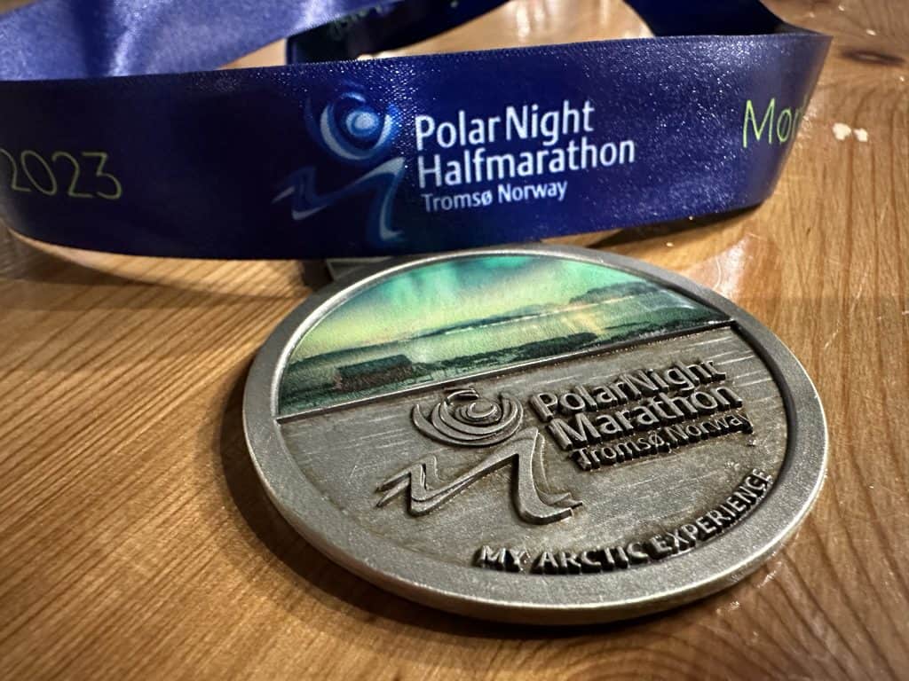 Medaille Polar Night Halbmarathon